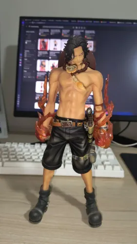 Action Figure Portgas D. Ace - Master Stars Piece - Hiken no Ace One Piece, da Banpresto.