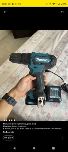 Parafusadeira Makita ,(Troco por escapamento dore da cb 300(mais volta,