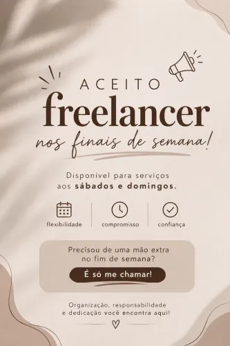 TRABALHO AO FINAL DE SEMANA 