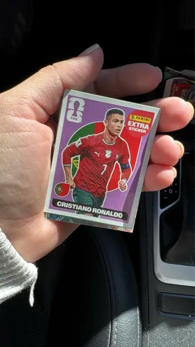 Figurinha Cristiano Ronaldo- troco por pacotes