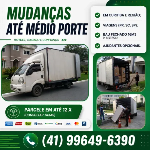 Fretes rápidos/ Mudanças até médio porte