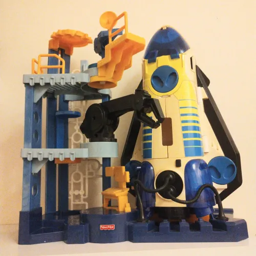 Nave Espacial com Estação de Lançamento Fisher-price Seminovo