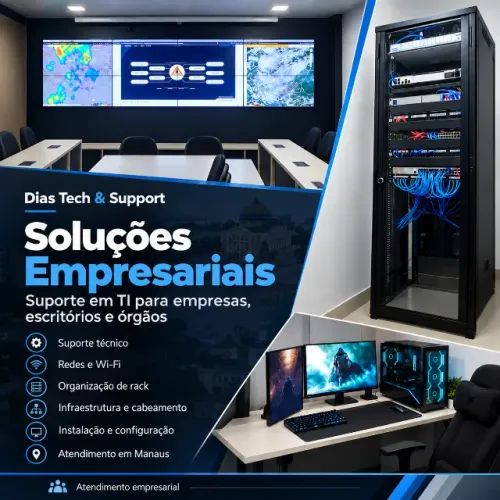Suporte em TI para Empresas | Redes, Computadores, Wi-Fi e Infraestrutura