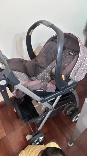 Bebê conforto e carrinho Chicco keyfit 