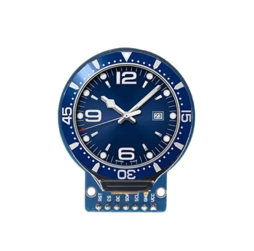 TFT 1.28 Polegada Módulo Display LCD RGB Rodada 240x240 GC9A01 Driver 4 SPI Fio0/90
