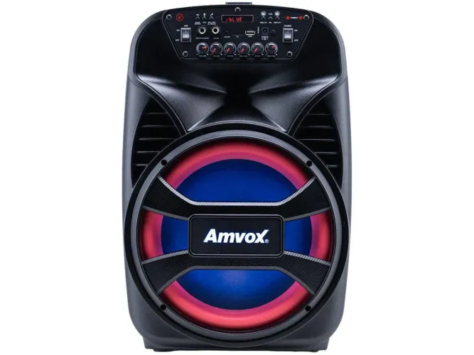 AMVOX Caixa de Som ACA 480W VIPER II - Bluetooth, Equalizador, Rádio FM e USB