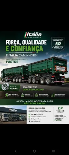 CARRETAS E SEMI REBOQUES PASTRE 0 KM ITALIACAMINHÕES