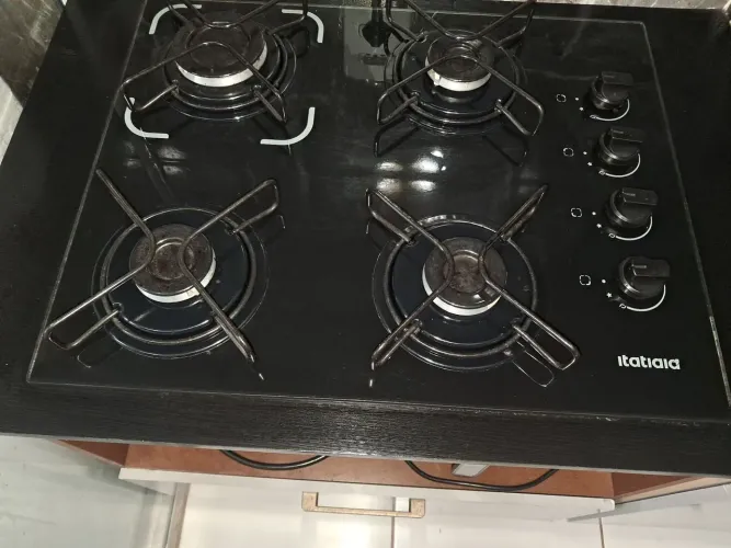 Cooktop automático a gás itatiaia com balcão