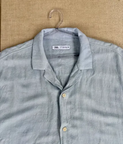 Camisa Zara Azul
