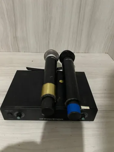 Karaokê microfones sem fio