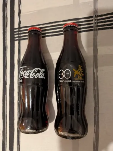Garrafinhas CocaCola 30 anos TAM