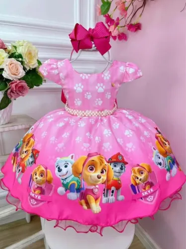 Vestido infantil Patrulha Canina 3- 4 anos em Campo Grande Rj