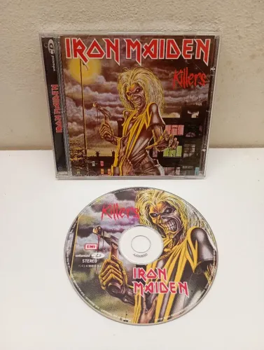 CD Iron Maiden - Killers versão Enhanced CD 1998 c/ faixa bônus e multimídia excelente