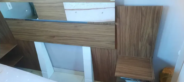 Vendo uma cabeceira de casal em MDF em perfeito estado contato *