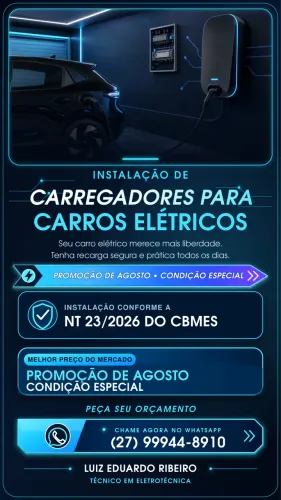 Instalação de Wallbox e Carregador para Carro Elétrico