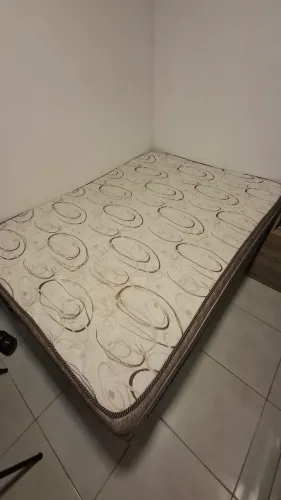 Cama box casal com colchão