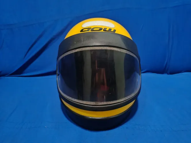 CAPACETE USADO AMARELO MOTO TÁXI 