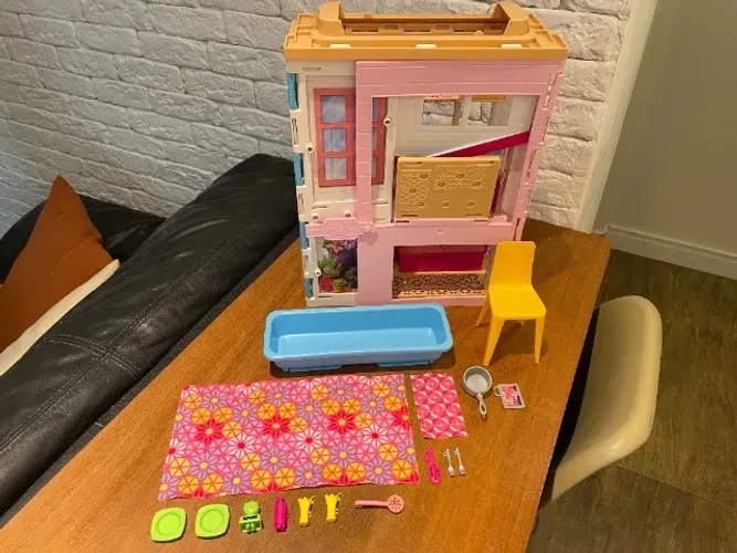 Casa da Barbie Original Mattel Ótimas Condições | Casa + Todos os Acessórios/Objetos