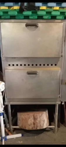 Forno duplo de gás