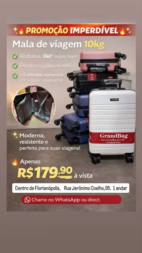 Mala de bordo 10 kg 