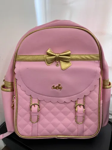 Mochila Infantil Impermeável de PU Gazigo Princesa