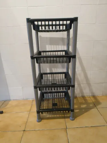 Cesto Organizador Multiuso de Plástico