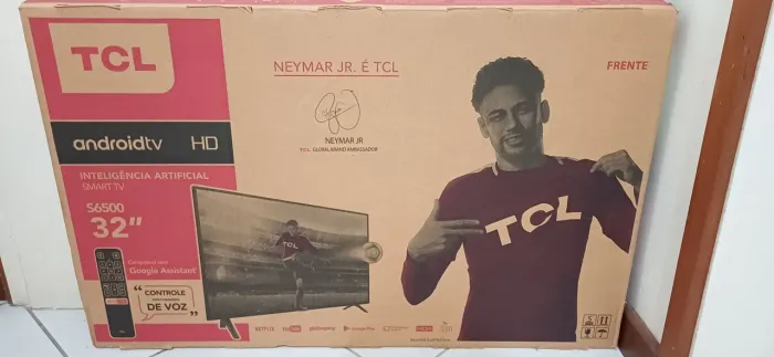 TV TCL 32' Android - Liga, Sem Imagem - R$ 180