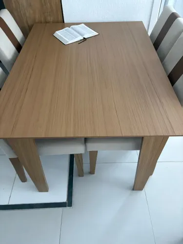 Mesa jantar 4 cadeiras - Madeira Mdf/Mdp