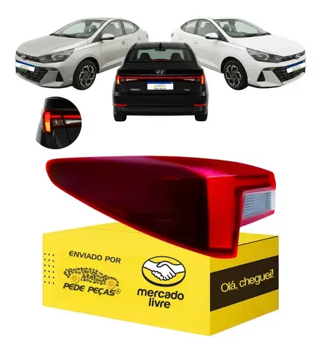 Lanterna Sinaleira Canto Hb20s 2023 2024 2025 2026 C/led Le Esquerdo/motorista