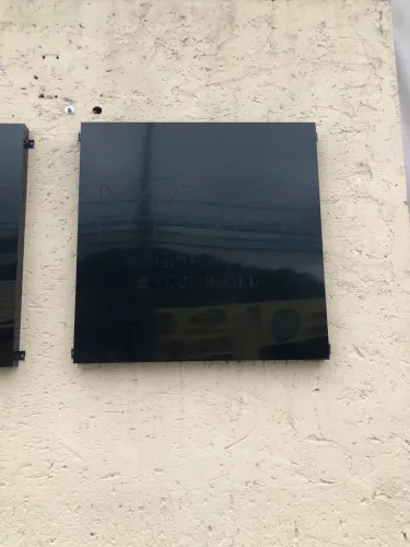 Placa para comércio 