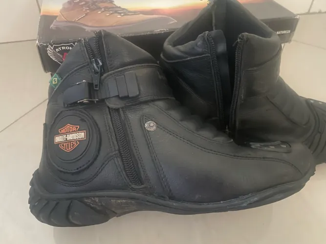 Bota ATRON Couro Harley Davidson