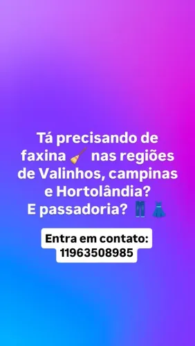 Faxina e passadoria