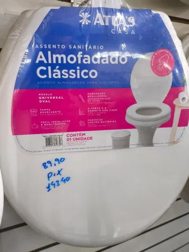 Assento Almofado Clássico R$89,90 Pix 
