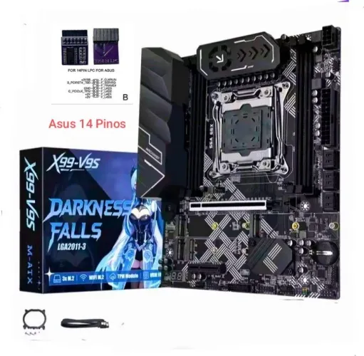 Placa Mãe X99 Machinist V9S com Módulo TPM 2.0