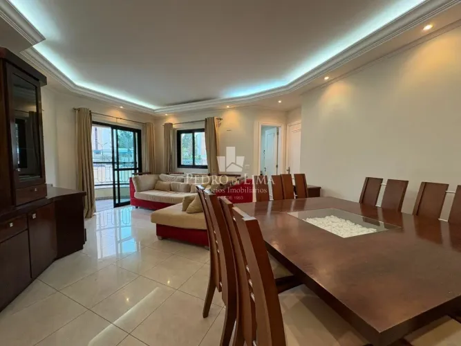Apartamento mobiliado com 3 quartos 4 vagas - Anália Franco. Condomínio Saint Thomas