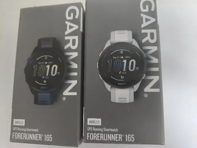 garmin forerunner 165 novos, 1 ano de garantia
