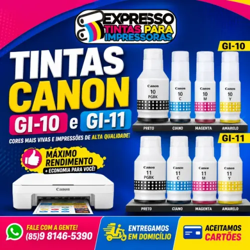 Tinta Impressora Canon G6010 Tinta Impressora Canon G7010 Tinta Impressora Canon G3160
