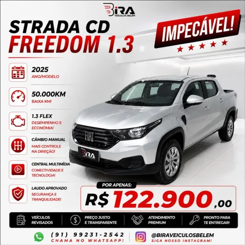 Fiat Strada Freedom 1.3 Flex 8V CD 2025