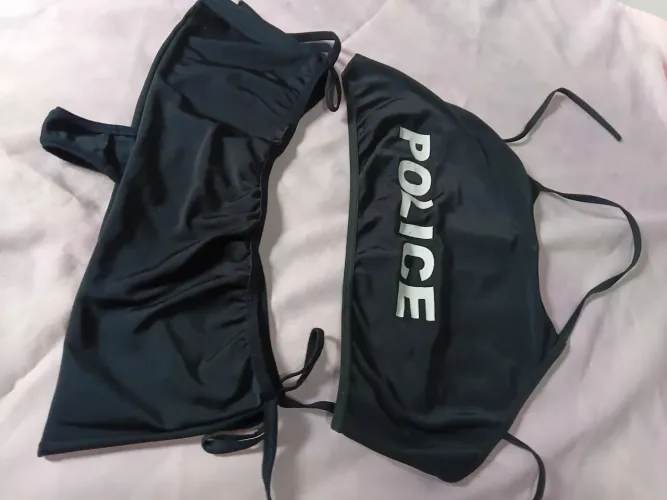 Fantasia tamanho M Policia