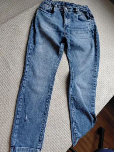 Calça Jeans Infantil Maculona Azul Tam. 12