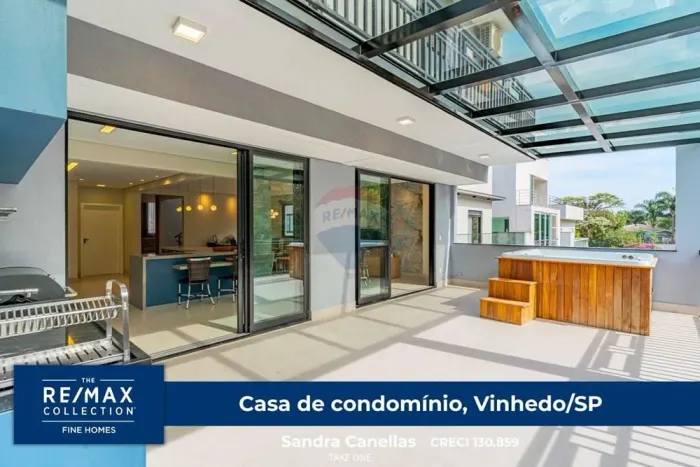 Casa à venda em condomínio de Vinhedo com 4 quartos