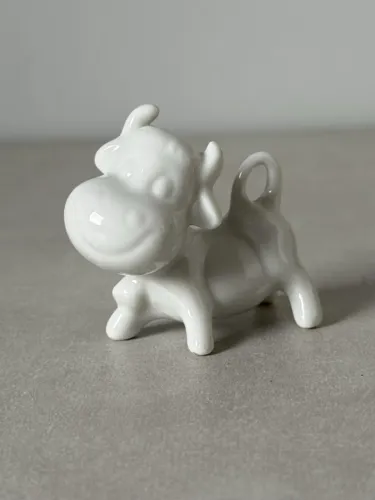 Vaquinha porcelana miniatura