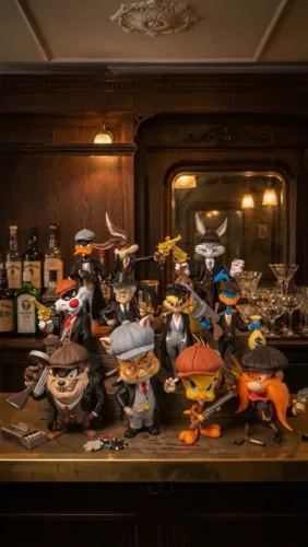 Turma looney tunes gângster 3d
