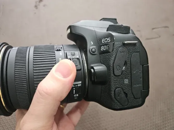 Canon Eos 80d Dslr + Lente Sigma DC 17-50 1:2.8 EX HSM
