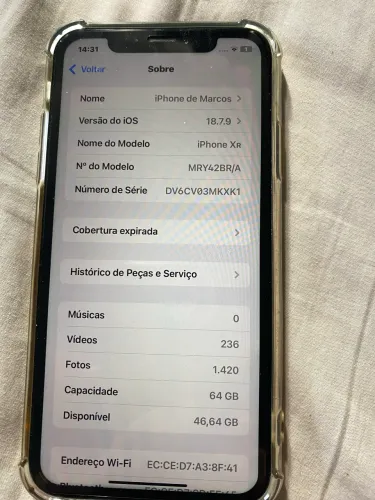 iPhone X r 64 gigas