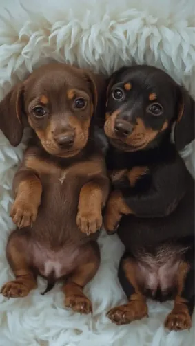 Filhotes De Teckel - Pequenos Anjos De Quatro Patas!!