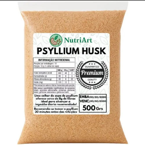 PSYLLIUM HUSK FIBRA SACIEDADE PREMIUM (100% NATURAL) - PSILLIUM