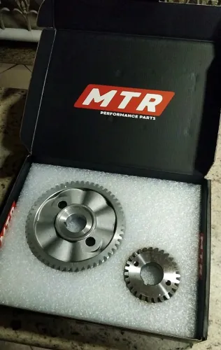 Casal engrenagem Opala - Comando e Virabrequim - MTR - Cabelo Race Shop Sorocaba
