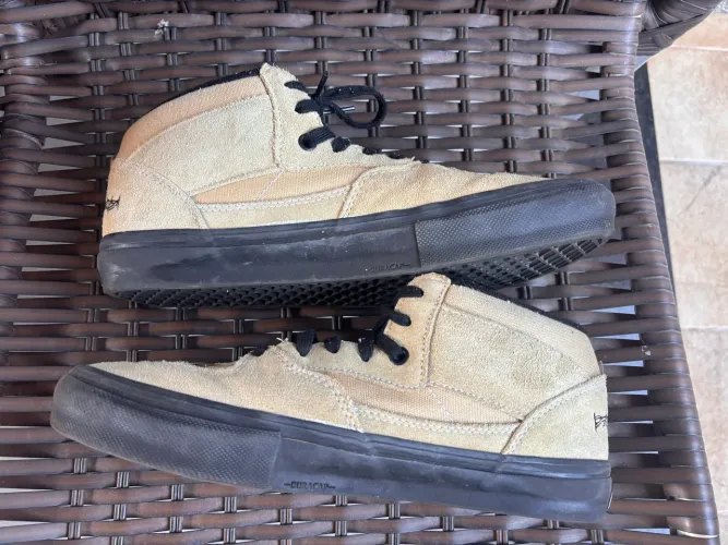 Tênis Vans Elijah Berle x Skate Half Cab Khaki/Black