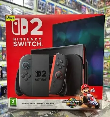 Nitendo Switch 2 256GB c/ Mario Kart / Aceitamos seu console na troca / LEIA